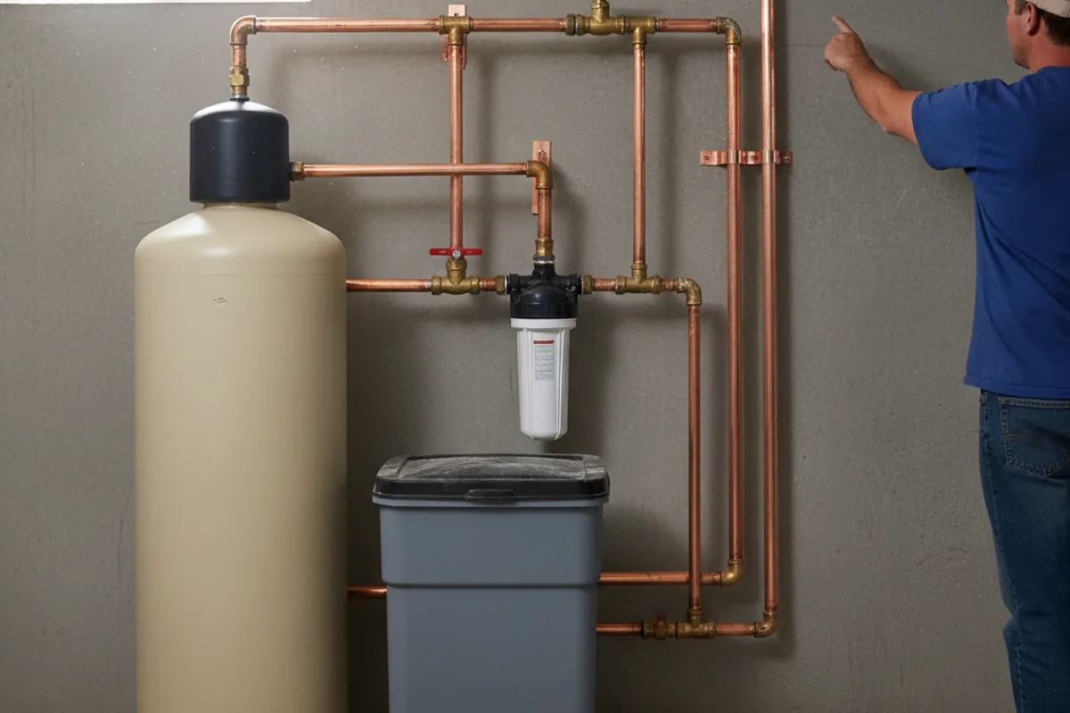 Whole-house water treatment system installed in East Greenwich